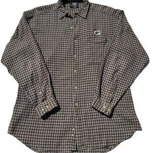 Vintage Green Bay Packers Lee Sport Flannel / NFL / Football / Sportswear